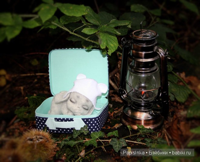 Авторская игрушка сухим валянием. Подкидыш (фото 9)