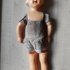 Ремонт куклы с целлулоидной головкой