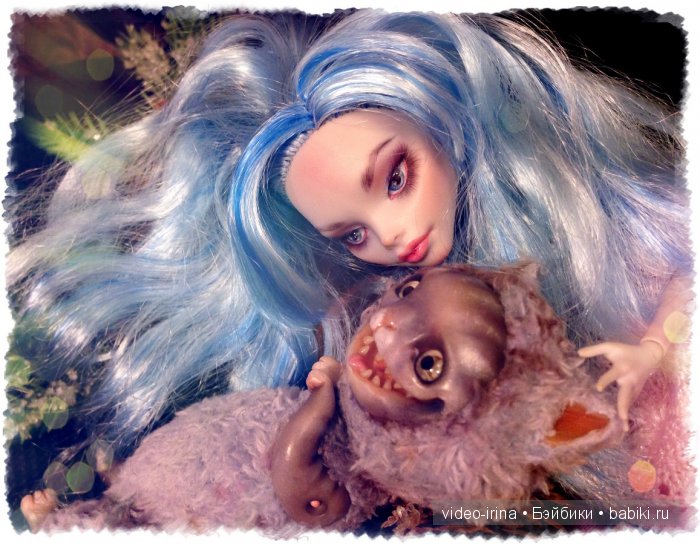 Монстряшка Гулия, перерисовка мейка Елены Акимовой