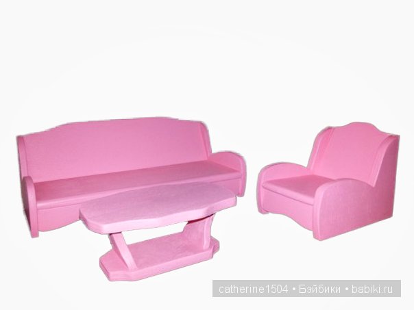 Деревянная мебель для кукол. Мое творчество и мужа