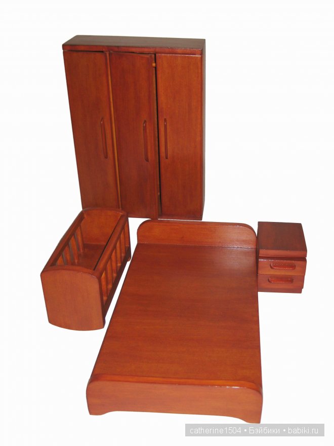 Деревянная мебель для кукол. Мое творчество и мужа (фото 3)