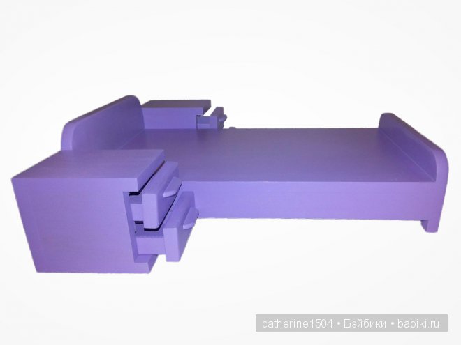 Деревянная мебель для кукол. Мое творчество и мужа (фото 8)