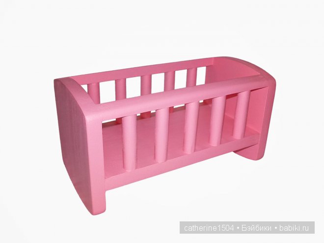 деревянная колыбелька для кукол