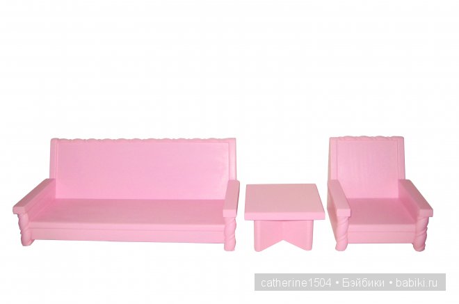 Деревянная мебель для кукол. Мое творчество и мужа (фото 4)