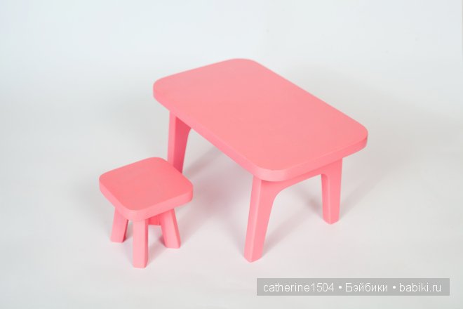 Деревянная мебель для кукол. Мое творчество и мужа