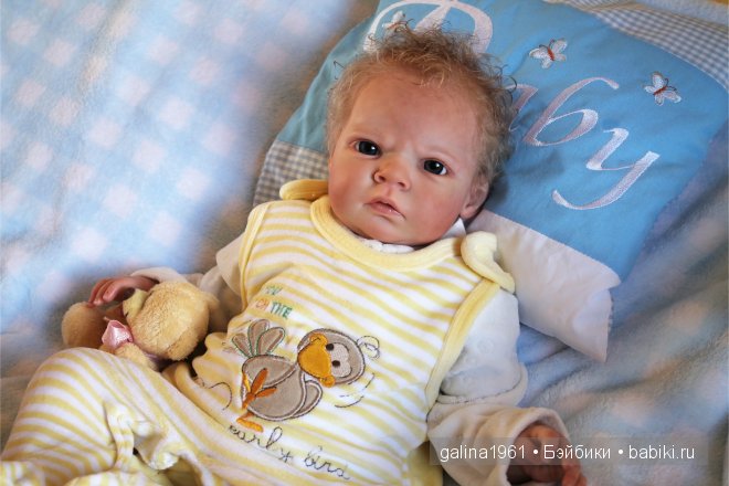 Кукла реборн Angelo. Молд Sabrina от Reva Schick (фото 9)