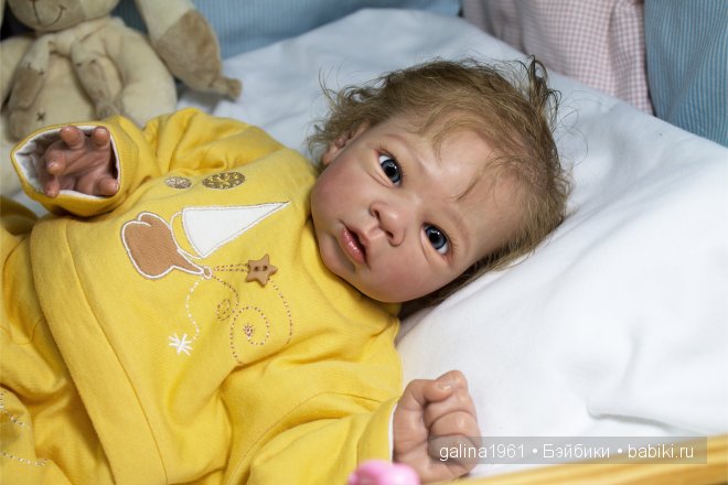 Золотое солнышко - Аdeline от Tamie Yarie. Куклы реборн Галины Людвиг (фото 8)