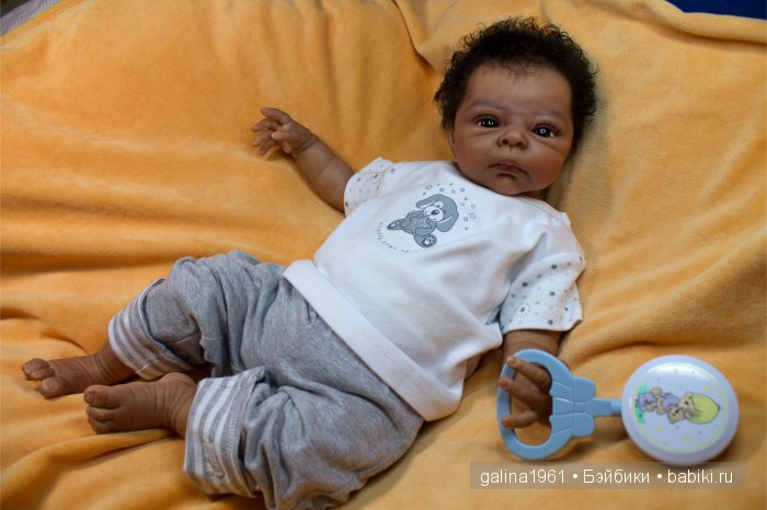 Этнический малыш- Sammie. Куклы-реборн Галины Людвиг (фото 7)