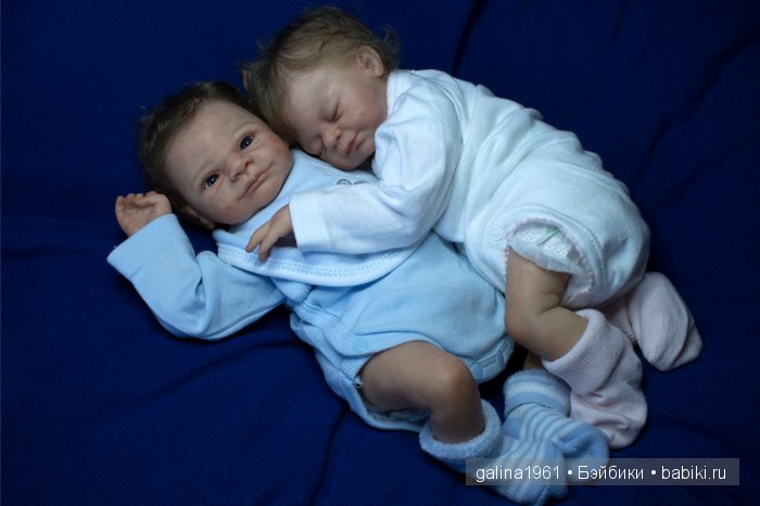 Близнецы - Мадита и Мануэль (32cm). Куклы-реборн Галины Людвиг