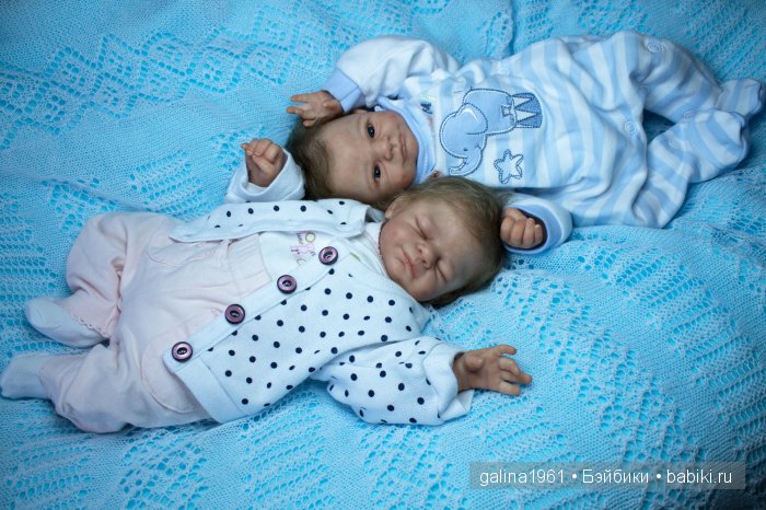 Близнецы - Мадита и Мануэль (32cm). Куклы-реборн Галины Людвиг