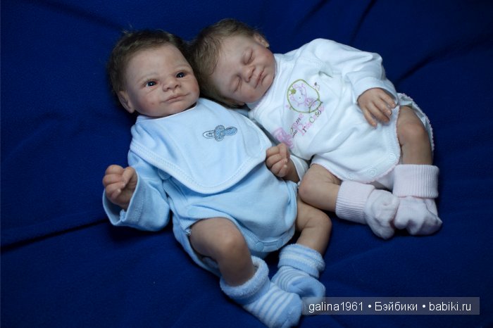 Близнецы - Мадита и Мануэль (32cm). Куклы-реборн Галины Людвиг (фото 7)