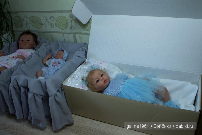 Незабудка собирается домой. Куклы-реборн Галины Людвиг