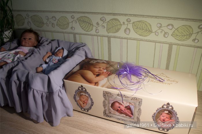 Незабудка собирается домой. Куклы-реборн Галины Людвиг