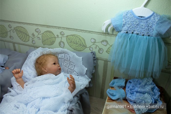 Незабудка собирается домой. Куклы-реборн Галины Людвиг (фото 7)