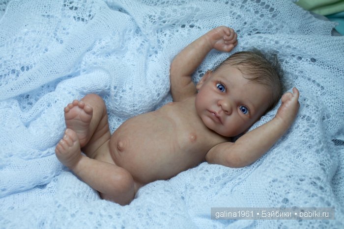 Мини-бэби Николюсик. Реборн-куклы Галины Людвиг (фото 3)