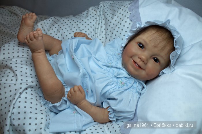 Эмилия - заряд хорошего настроения. Реборн куклы Галины Людвиг