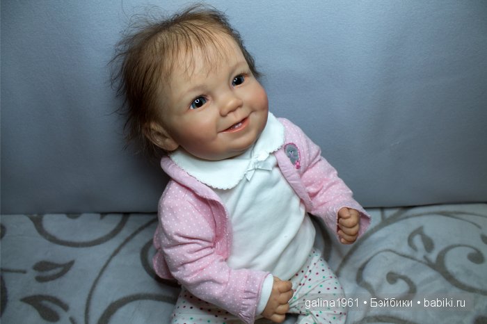 Эмилия - заряд хорошего настроения. Реборн куклы Галины Людвиг (фото 7)