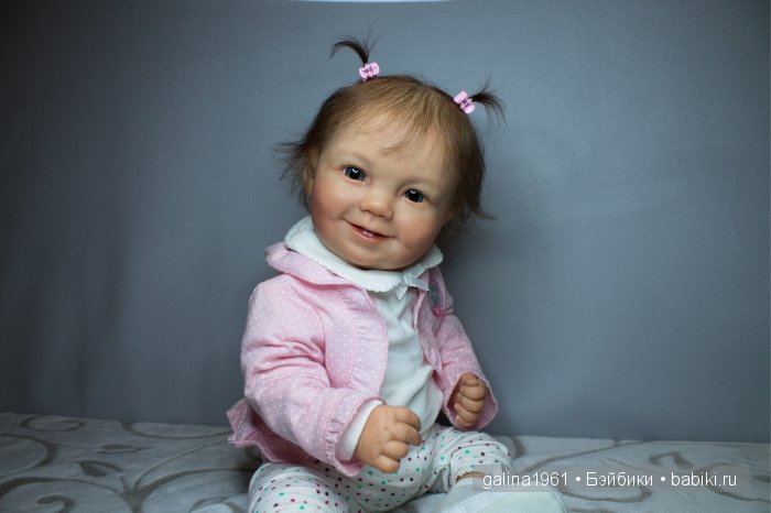Эмилия - заряд хорошего настроения. Реборн куклы Галины Людвиг (фото 3)