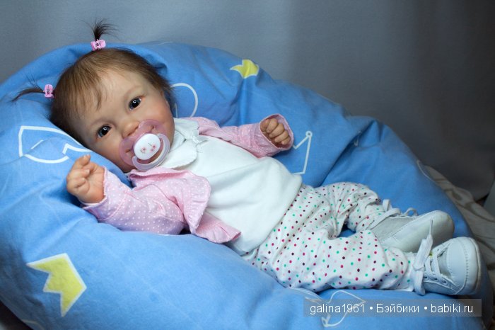 Эмилия - заряд хорошего настроения. Реборн куклы Галины Людвиг