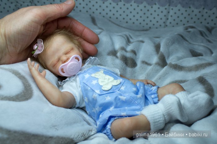 Mini Baby Zachy by Marita Winters. Куклы- реборн Галины Людвиг (фото 7)
