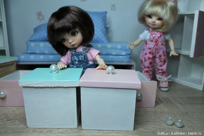 Ремонт кукольной мебели. Ручки для шкафов (фото 2)