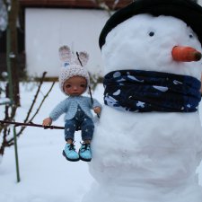 Как мы снеговика слепили