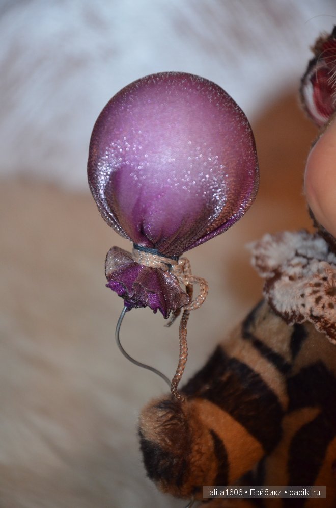 Тедди долл, малыш клоун с воздушным шариком (фото 3)