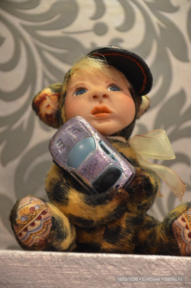 Тедди долл Малыш жадина, авторская игрушка (фото 7)
