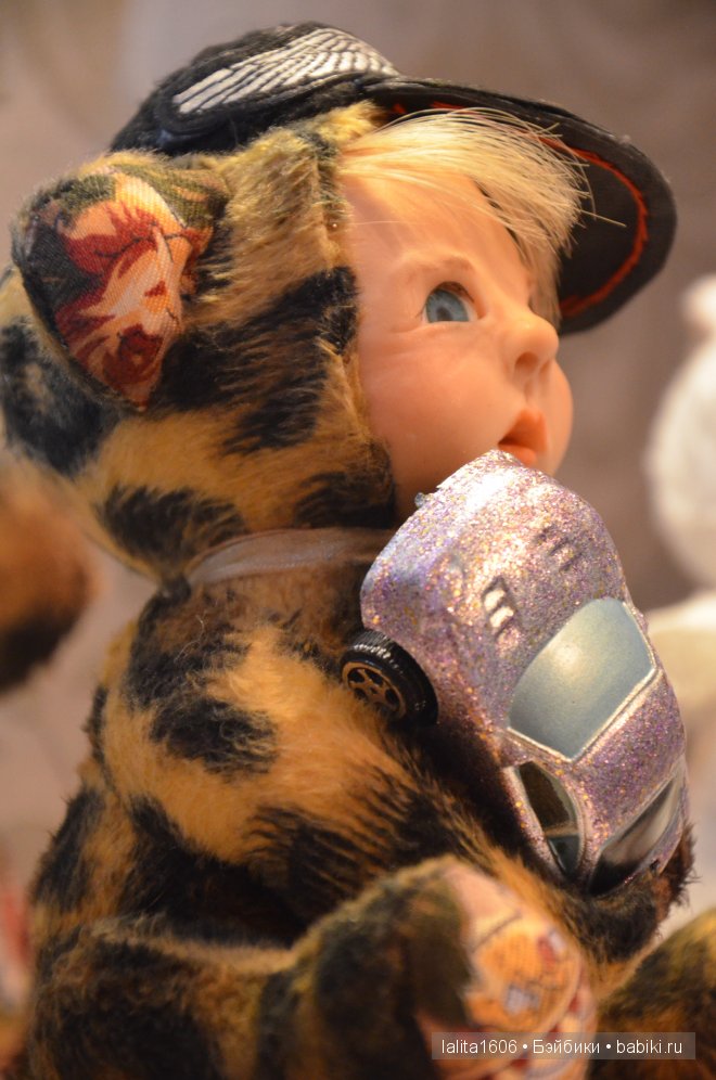 Тедди долл Малыш жадина, авторская игрушка (фото 9)