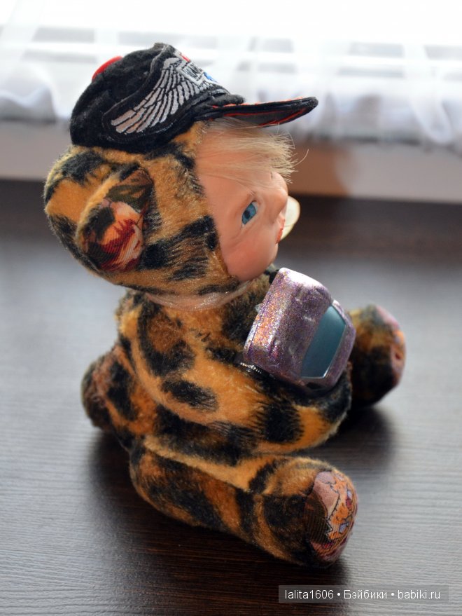 Тедди долл Малыш жадина, авторская игрушка (фото 4)