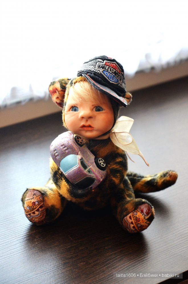 Тедди долл Малыш жадина, авторская игрушка