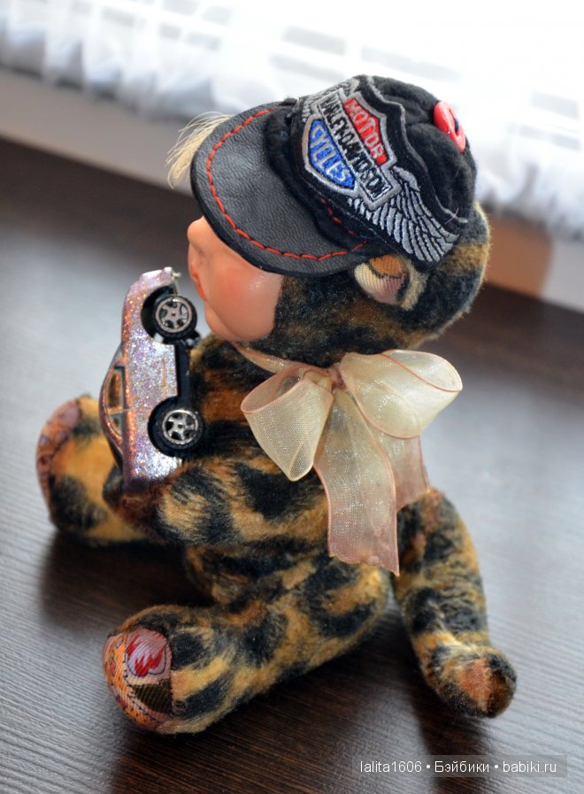 Тедди долл Малыш жадина, авторская игрушка (фото 3)