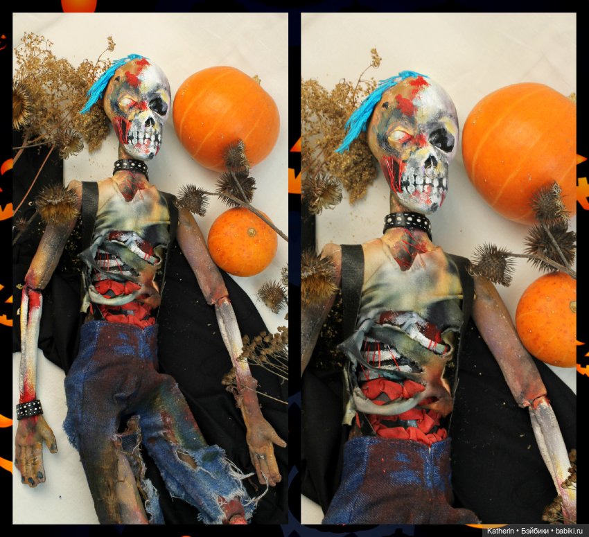 Осторожно, зомби — Текстильные игрушки и примитивы: кофейные (фото 2)