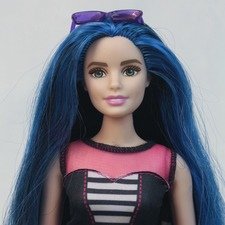 Барби с синими волосами, Barbie Fashionistas #27