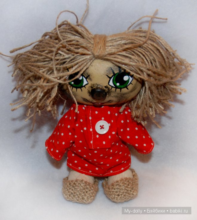 Счастье — это когда у тебя все дома. Кукла из ткани (фото 2)