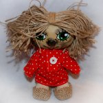 Счастье — это когда у тебя все дома. Кукла из ткани