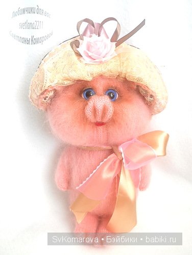 Авторские игрушки своими руками - мои хрюшки, такие милые, трогательные (фото 6)