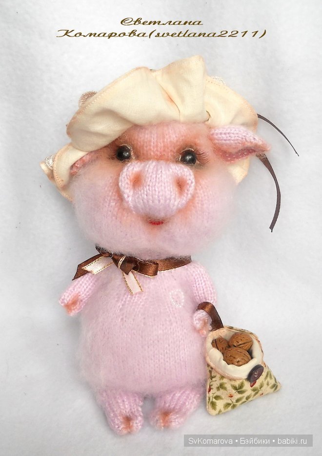 Авторские игрушки своими руками - мои хрюшки, такие милые, трогательные (фото 3)