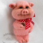 Авторские игрушки своими руками - мои хрюшки, такие  милые, трогательные