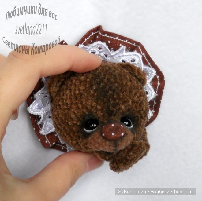 Брошки зверушки своими руками (фото 3)