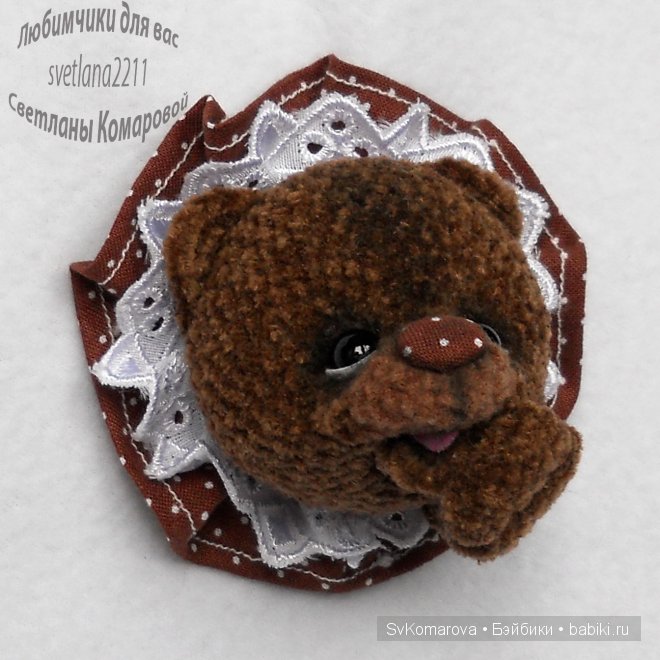 Брошки зверушки своими руками (фото 5)