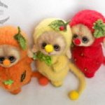 Фруктово-ягодная банда. Авторская игрушки своими руками