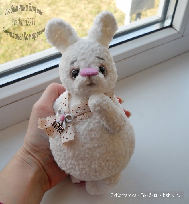 Пончик и Пьер вязаные зайки. Авторские игрушки своими руками (фото 3)