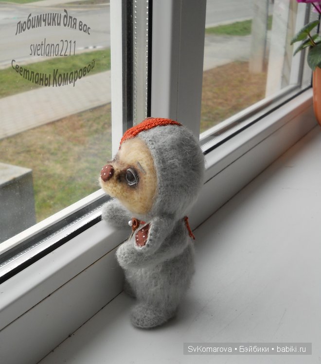 Пончик и Пьер вязаные зайки. Авторские игрушки своими руками (фото 6)