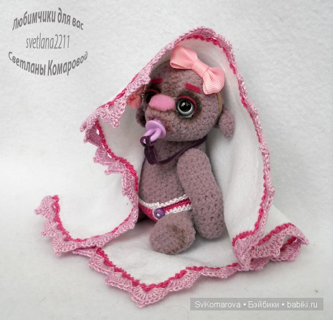 Бэби2 - малыш медвежонок, авторская игрушка своими руками (фото 2)