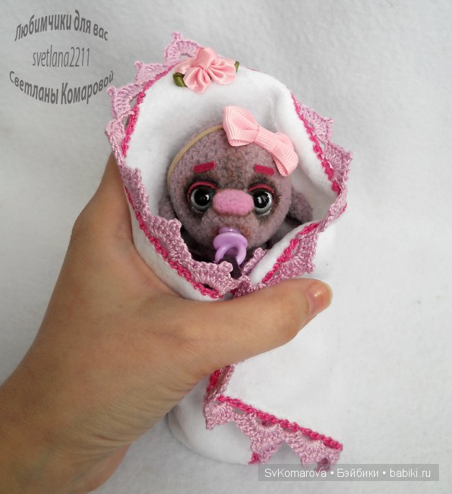 Бэби2 - малыш медвежонок, авторская игрушка своими руками