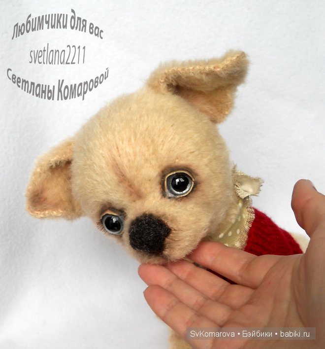 Чихуахуа Чип, авторская игрушка своими руками (фото 5)