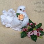 Голубка. Авторская игрушка своими руками