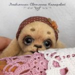 Лизавета зайка с большими ушами. Авторская игрушка своими руками