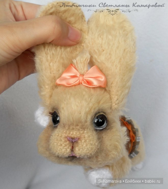 Феня - кролик родился. Авторская игрушка ручной работы (фото 3)